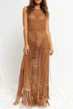 Robe ajourée femme tendance soirée ou plage style bohème chic & sexy