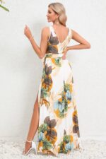 Robe d'été Femme Imprimé Floral Style Tropical Vacances Plage Iles-0
