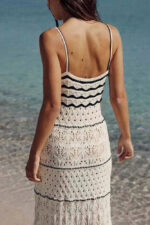 Robe d'été femme légère à bretelles fines, idéale pour la plage et les vacances-00