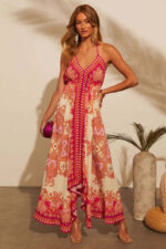 Robe d'été femme style bohème chic et décontracté inspiration Ibiza-0000