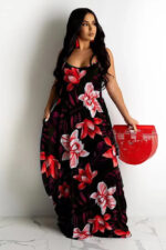 Robe d'été fleurie pour femme Élégante et colorée Idéale pour la plage ou les vacances