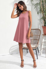 Robe Été Femme Ample et Confortable Idéale pour la Plage ou la Ville-000