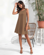 Robe Été Femme Ample et Confortable Idéale pour la Plage ou la Ville-0000000000