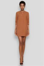 Robe Été Femme Style Tunique Ample et Confortable en Lin Aspect Naturel-000