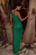 Robe Femme Couleur Tendance Tricotée Confortable Idéale Saison Chaude et Froide-00