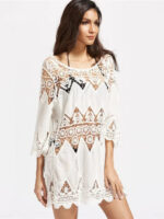 Robe Longue Fluide Imprimée Style Bohème Chic Élégante Tendance-0