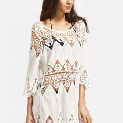 Robe Longue Fluide Imprimée Style Bohème Chic Élégante Tendance-0