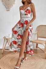 Robe Longue Imprimée Style Bohème Chic Élégante Tendance Été Femme-000